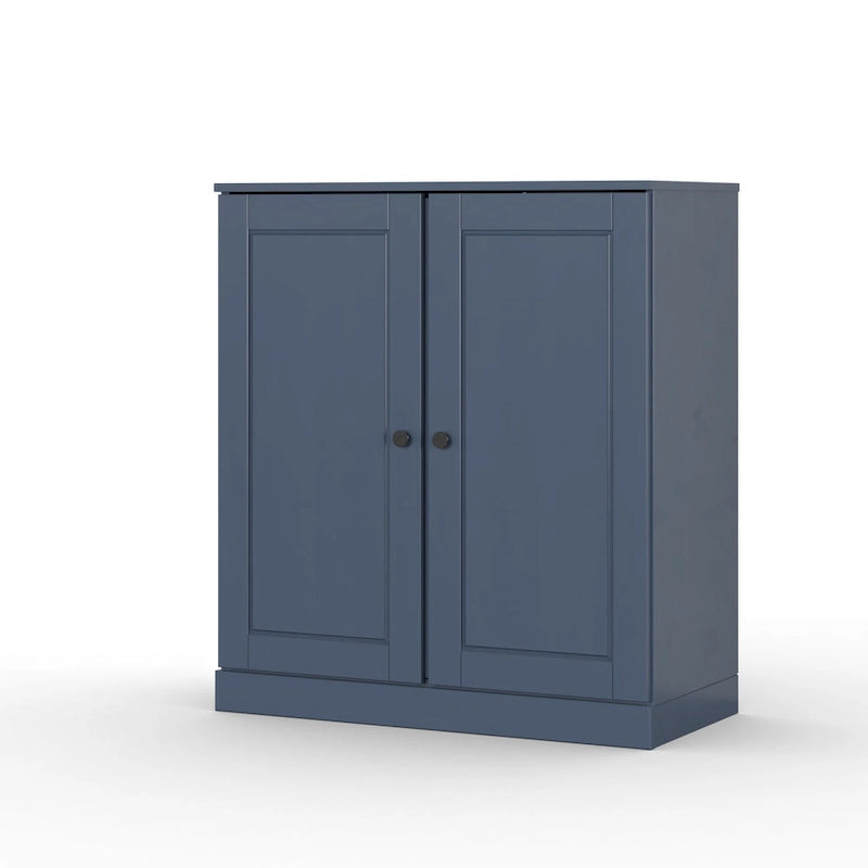 Palace Imports 100% Solid Wood 32  Bathroom Cabinet with Solid Doors, 2-Drawers and Adjustable Shelves