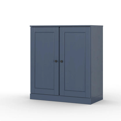 Palace Imports 100% Solid Wood 32  Bathroom Cabinet with Solid Doors, 2-Drawers and Adjustable Shelves
