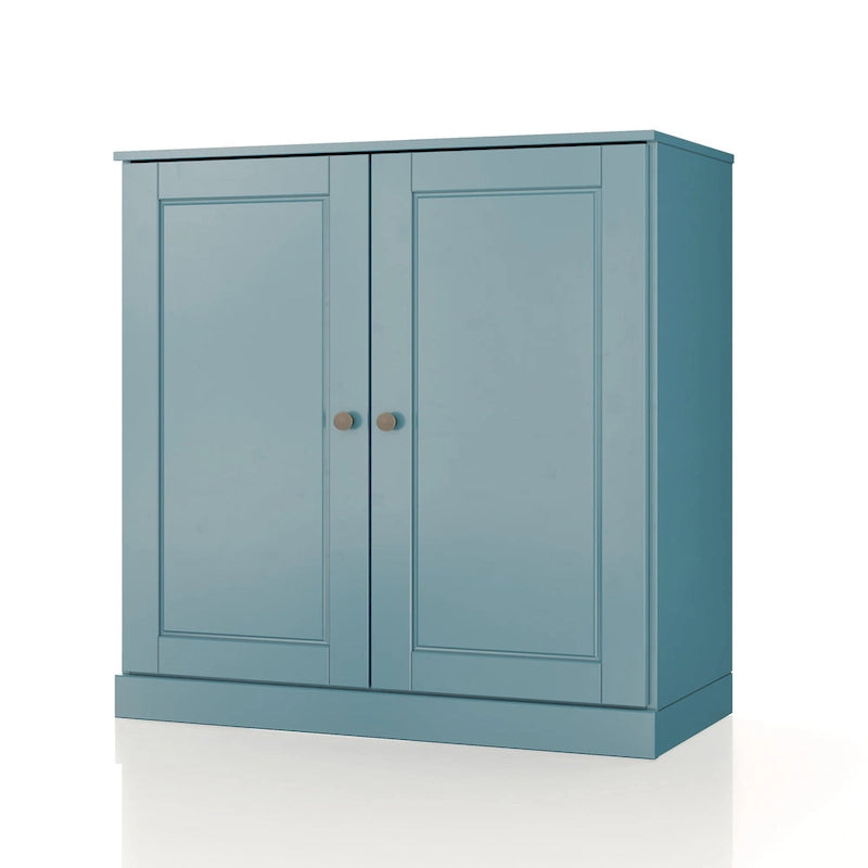 Palace Imports 100% Solid Wood 32  Bathroom Cabinet with Solid Doors, 2-Drawers and Adjustable Shelves