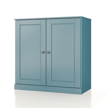 Palace Imports 100% Solid Wood 32  Bathroom Cabinet with Solid Doors, 2-Drawers and Adjustable Shelves