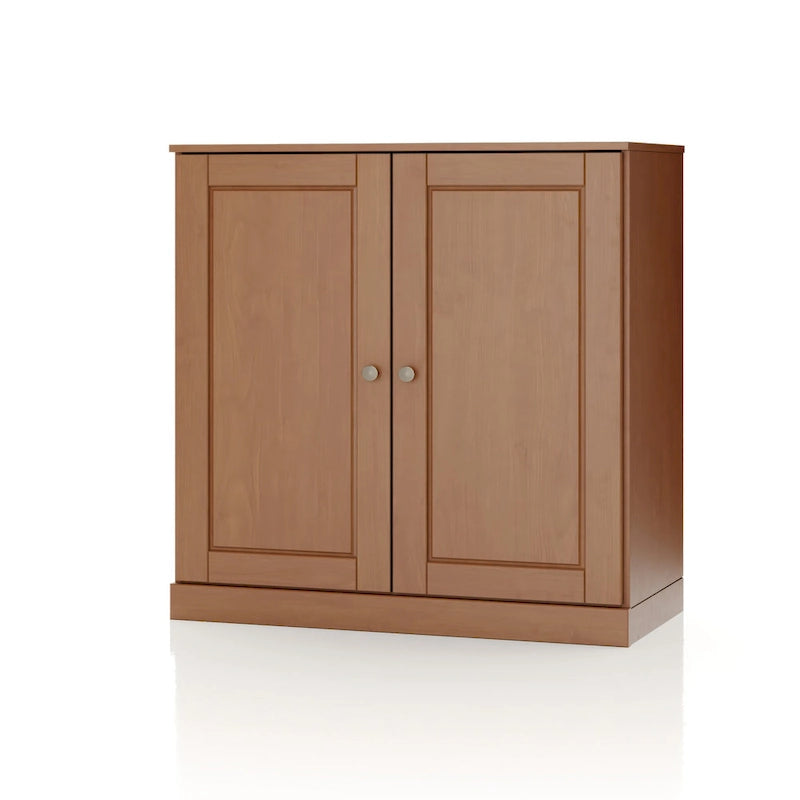 Palace Imports 100% Solid Wood 32  Bathroom Cabinet with Solid Doors, 2-Drawers and Adjustable Shelves
