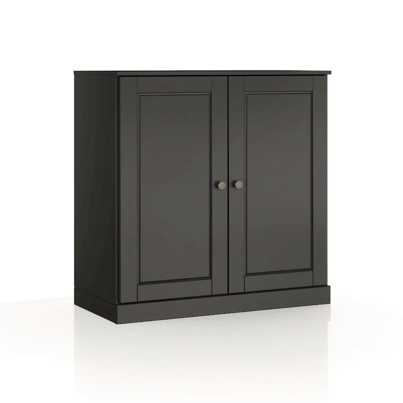 Palace Imports 100% Solid Wood 32  Bathroom Cabinet with Solid Doors, 2-Drawers and Adjustable Shelves