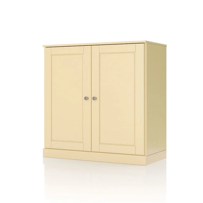 Palace Imports 100% Solid Wood 32  Bathroom Cabinet with Solid Doors, 2-Drawers and Adjustable Shelves