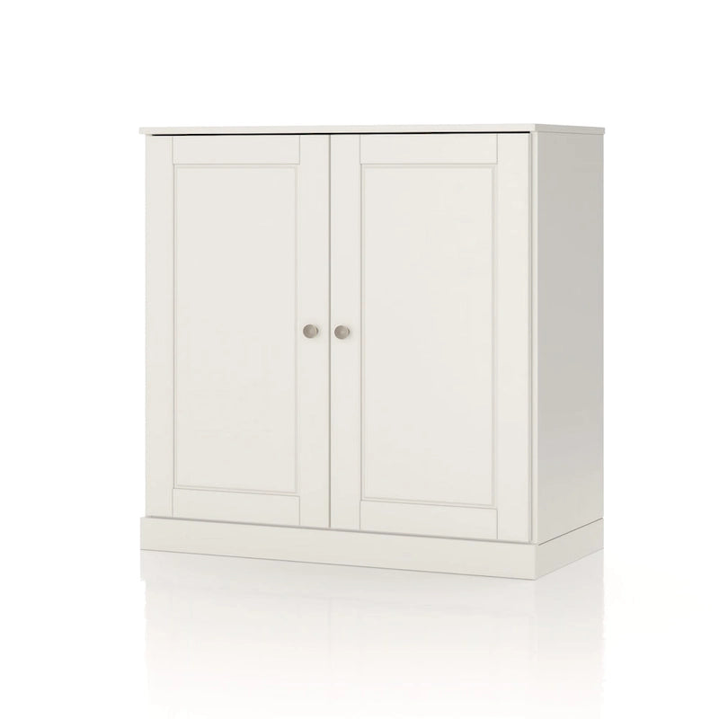 Palace Imports 100% Solid Wood 32  Bathroom Cabinet with Solid Doors, 2-Drawers and Adjustable Shelves