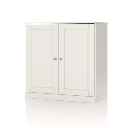 Palace Imports 100% Solid Wood 32  Bathroom Cabinet with Solid Doors, 2-Drawers and Adjustable Shelves