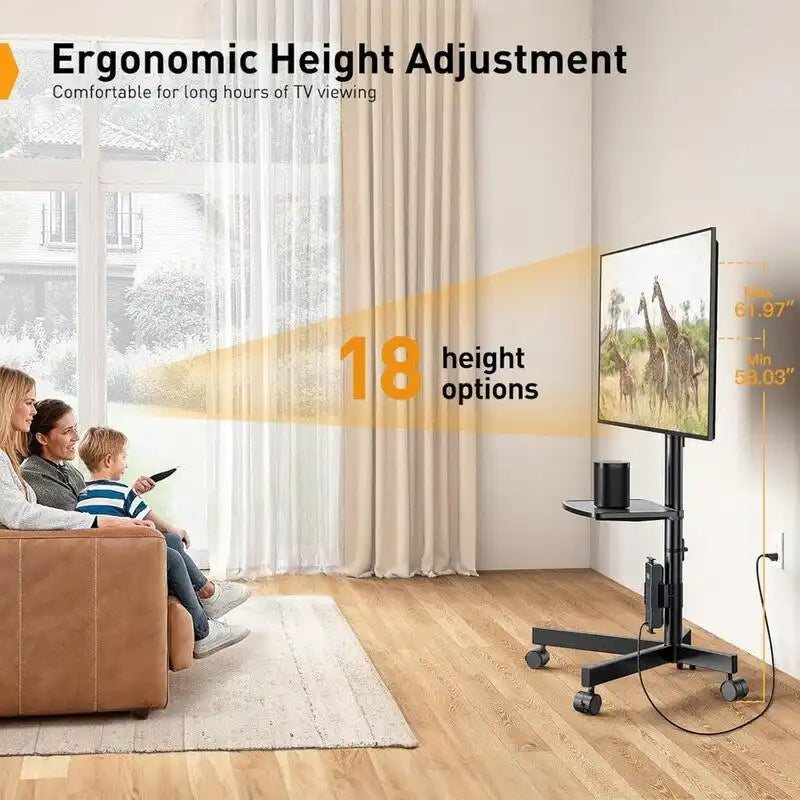 Mobile TV Cart