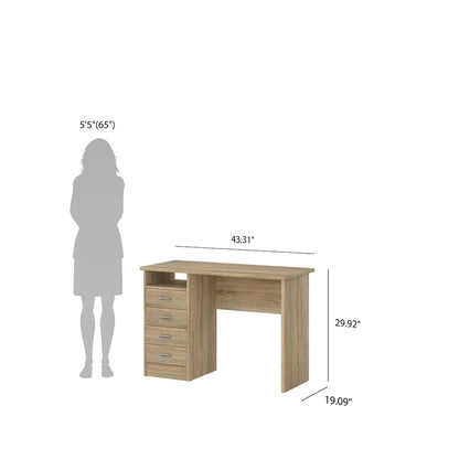 Porch & Den Skylar 4-drawer Desk