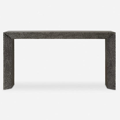 Uttermost 24594 Thoreau 62  Wide Elm Wood Veneer Console Table