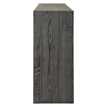 Uttermost 24594 Thoreau 62  Wide Elm Wood Veneer Console Table