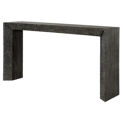 Uttermost 24594 Thoreau 62  Wide Elm Wood Veneer Console Table