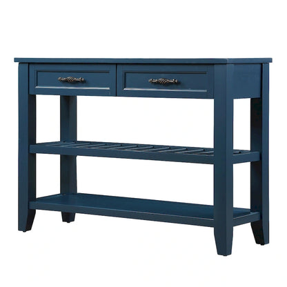 Versatile Wooden Console Table with Storage and Stylish Design for Home Decor