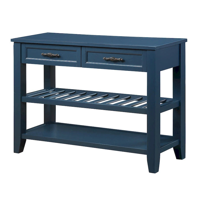 Versatile Wooden Console Table with Storage and Stylish Design for Home Decor