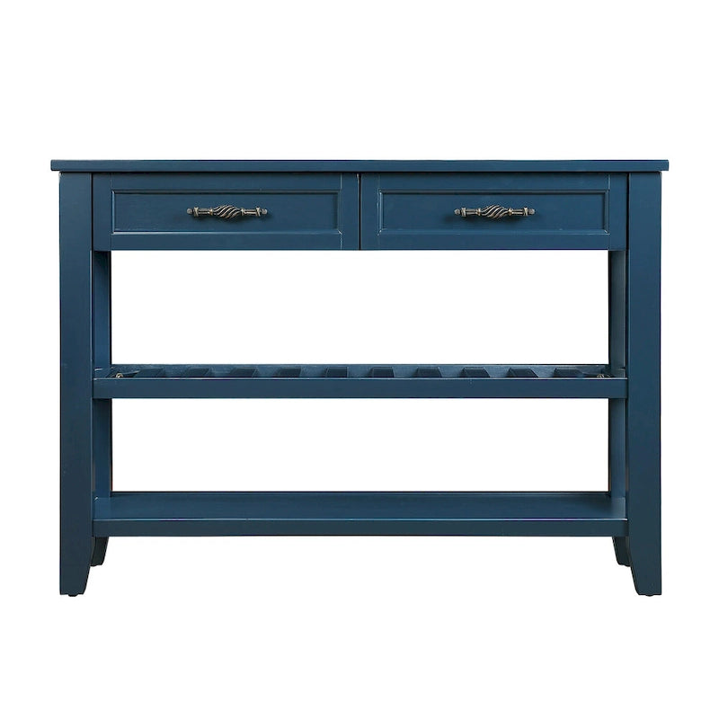 Versatile Wooden Console Table with Storage and Stylish Design for Home Decor