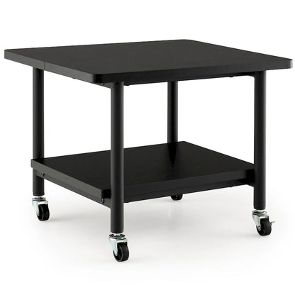 Gymax Printer Stand w/ Storage Under Desk Printer Table w/ 4 Wheels - See Details