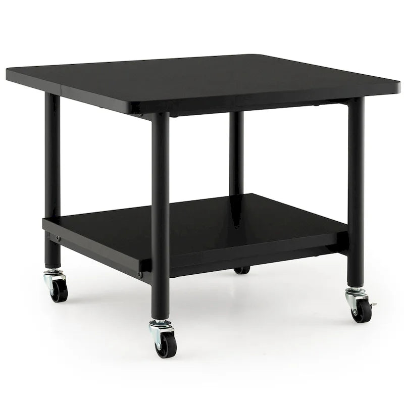 Gymax Printer Stand w/ Storage Under Desk Printer Table w/ 4 Wheels - See Details