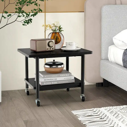 Gymax Printer Stand w/ Storage Under Desk Printer Table w/ 4 Wheels - See Details