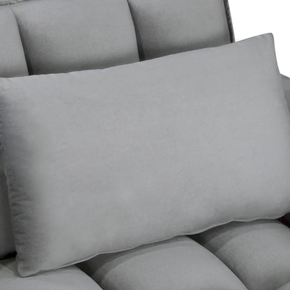 Modern 68  Length Tufted Convertible Loveseat Sleeper Sofa Bed - 68 L x 55 W x 20 H