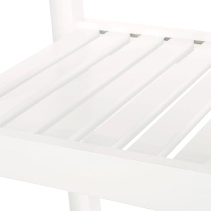 Contemporary Multifunctional Kitchen Cart with Rubberwood Top, Open Slat Shelving, Rolling Casters, Drawer and Towel Holder