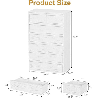 Tall Modern Dresser for Bedroom for Living Room, Nursery