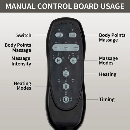 Power Lift Recliner with Massage, Lumbar Heating, USB Charging & Cup Holders, Modern Ergonomic Design