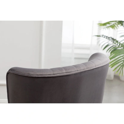 Gray 26  Polyester Accent Chair