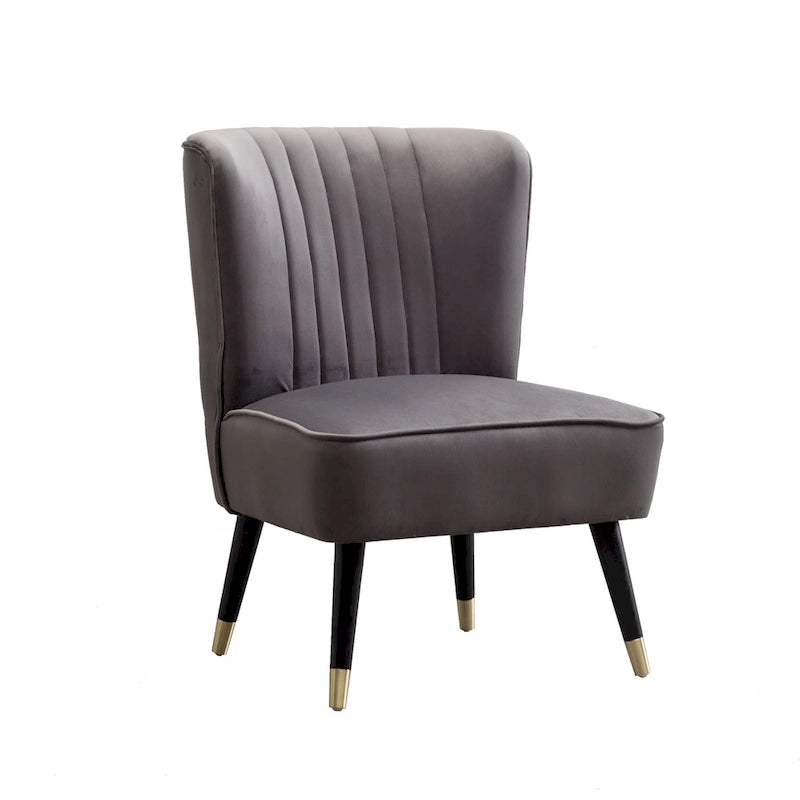 Gray 26  Polyester Accent Chair