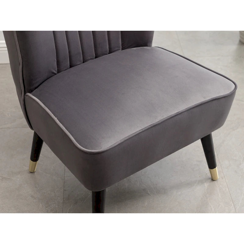 Gray 26  Polyester Accent Chair