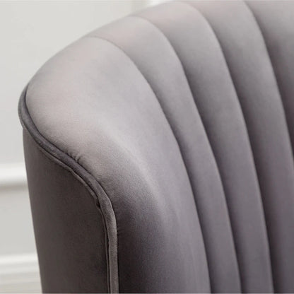 Gray 26  Polyester Accent Chair