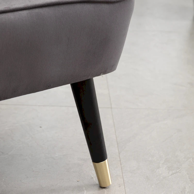 Gray 26  Polyester Accent Chair