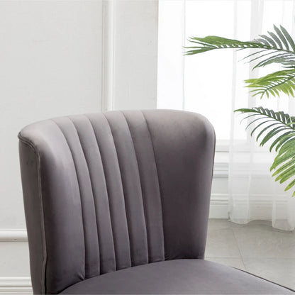 Gray 26  Polyester Accent Chair