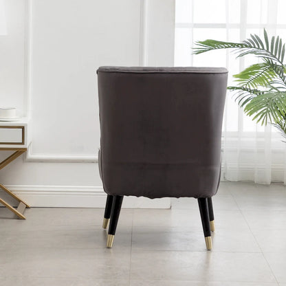 Gray 26  Polyester Accent Chair