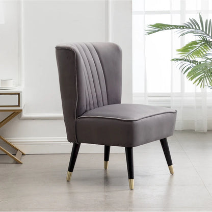Gray 26  Polyester Accent Chair
