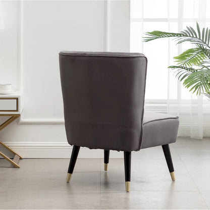 Gray 26  Polyester Accent Chair