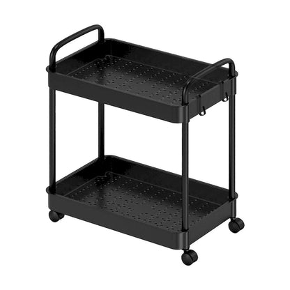 Storage Cart, Shelf Organizer Mobile Shelving, Multifunction Movable Storage Organizer