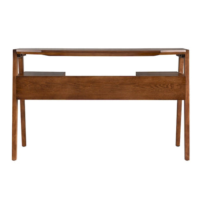 SEI Furniture Casella Midcentury Modern Writing Desk with Storage