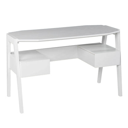 SEI Furniture Casella Midcentury Modern Writing Desk with Storage