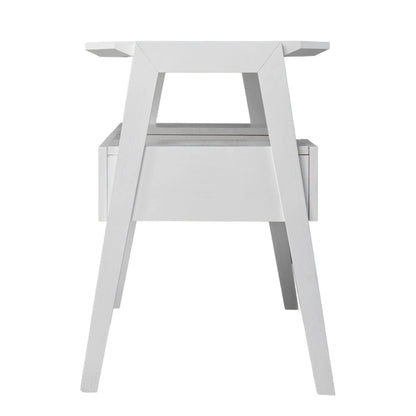 SEI Furniture Casella Midcentury Modern Writing Desk with Storage