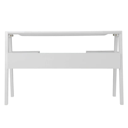 SEI Furniture Casella Midcentury Modern Writing Desk with Storage