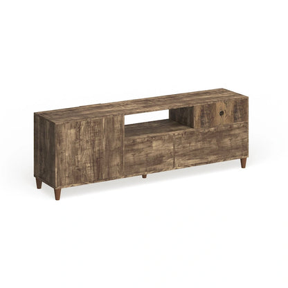 Santee Mid-Century Modern 70-inch TV Stand with Drawer by Furniture of America