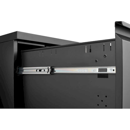 2 Drawer File Cabinet with Lock, Metal Mobile Filing Cabinet