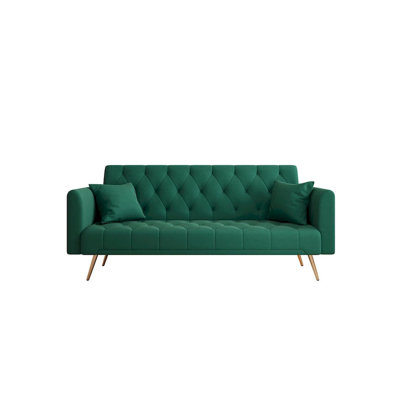 Upholstered Convertible Double Folding Sofa Bed - 19.00 x 71.00 x 30.00