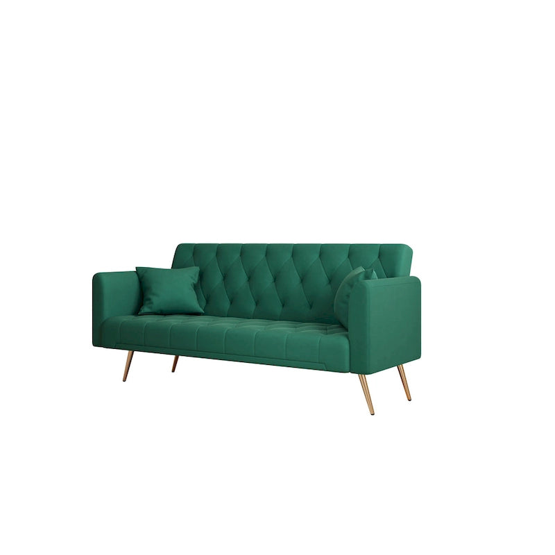 Upholstered Convertible Double Folding Sofa Bed - 19.00 x 71.00 x 30.00