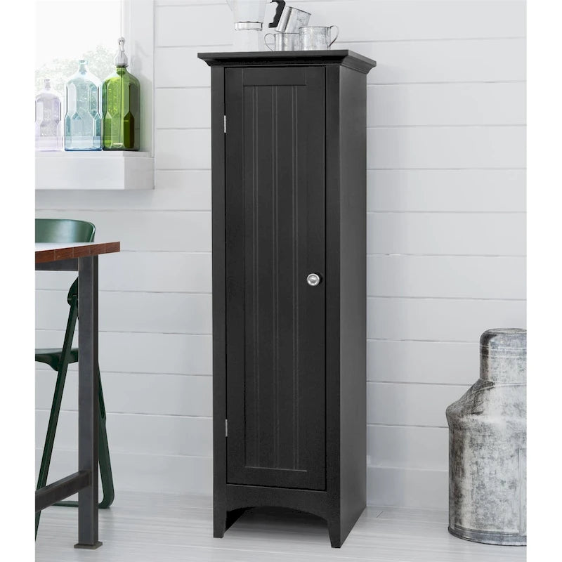 OS Home and Office White One Door Kitchen Storage Pantry