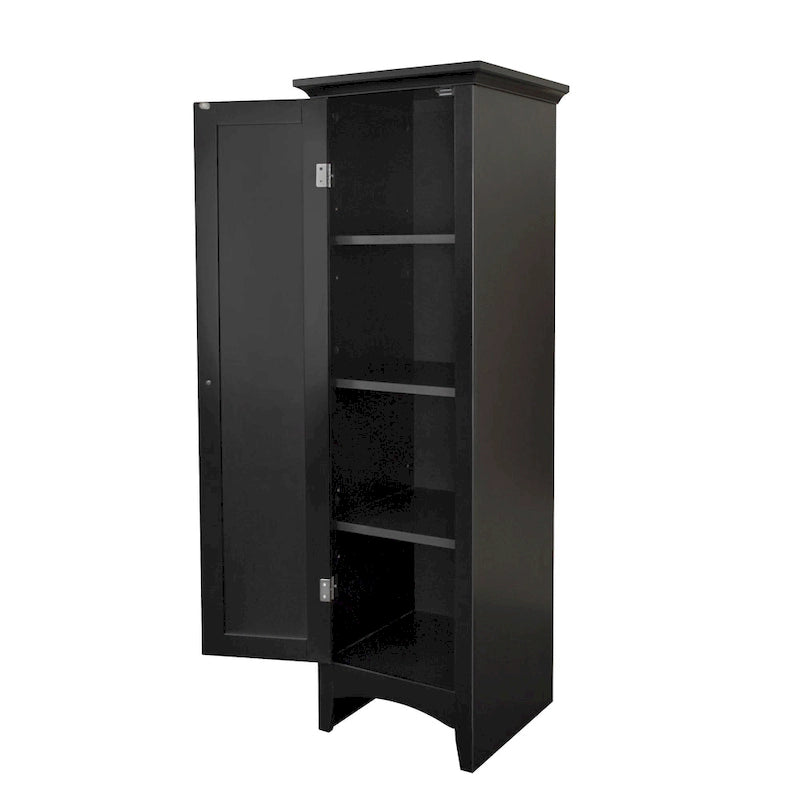 OS Home and Office White One Door Kitchen Storage Pantry
