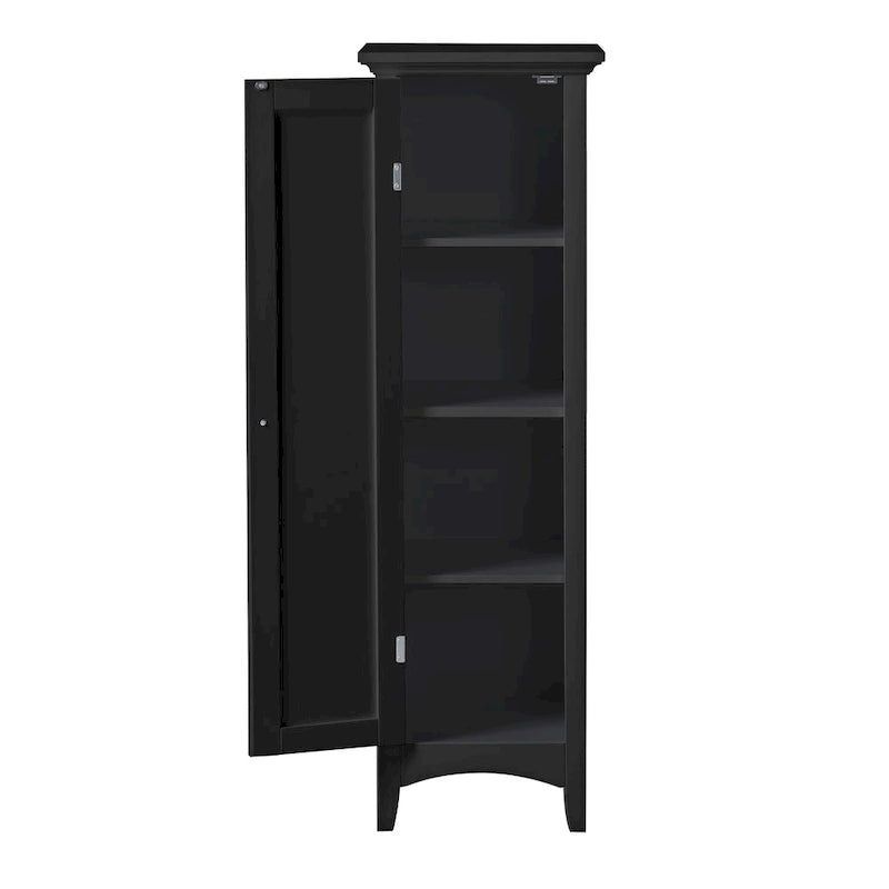 OS Home and Office White One Door Kitchen Storage Pantry