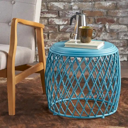 Bryony 19-inch Round Lattice Side Table by Christopher Knight Home