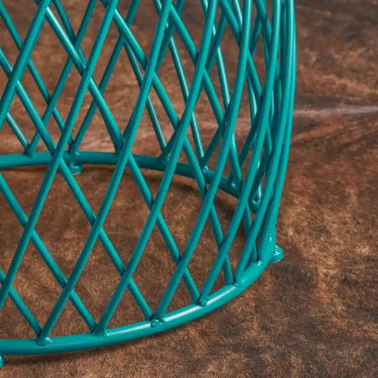 Round Lattice Side Table, 19-inch (48 cm) Diameter