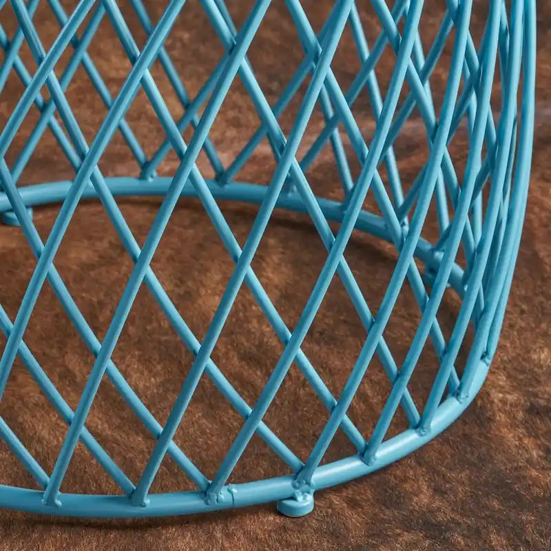 Round Lattice Side Table, 19-inch (48 cm) Diameter