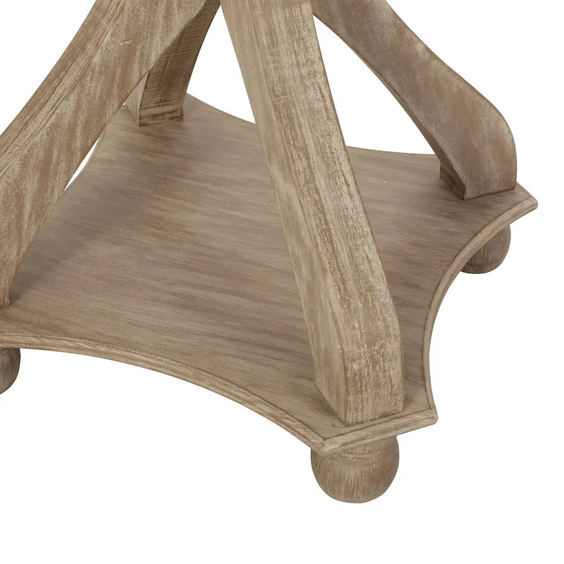 Callao French Country Accent Table with Round Top by Christopher Knight Home