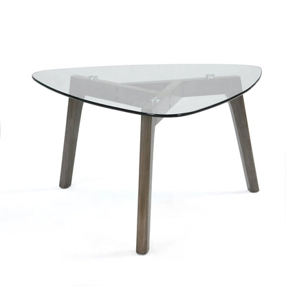 Wasco Indoor Wood and Glass Coffee Table by Christopher Knight Home